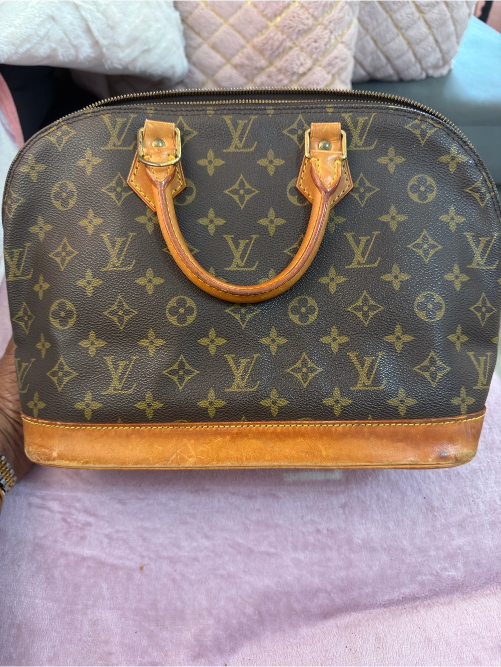 Vintage Louis Vuitton Monogram Alma Satchel